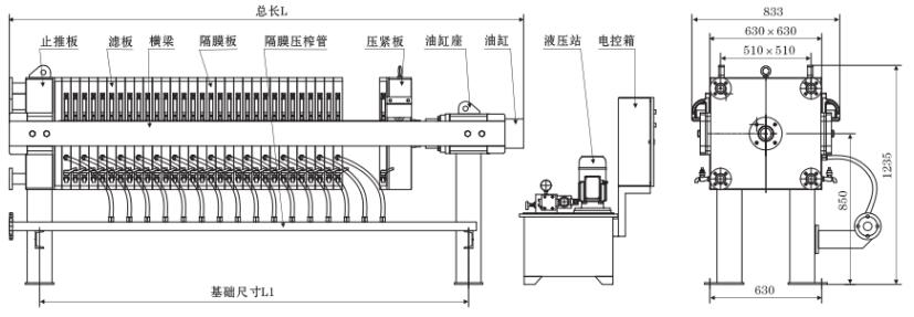 高壓隔膜壓濾機